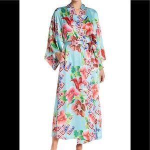 Natori Private Luxuries Floral Long Robe